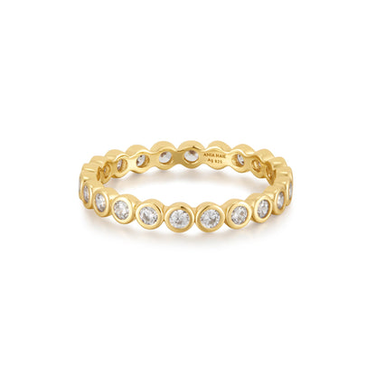 Ania Haie Gold Bezel Set Ring