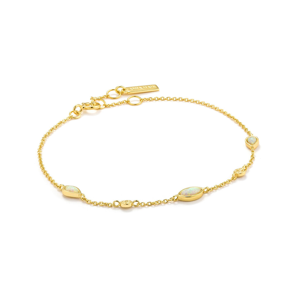 Opal Colour Gold Bracelet – Ania Haie US