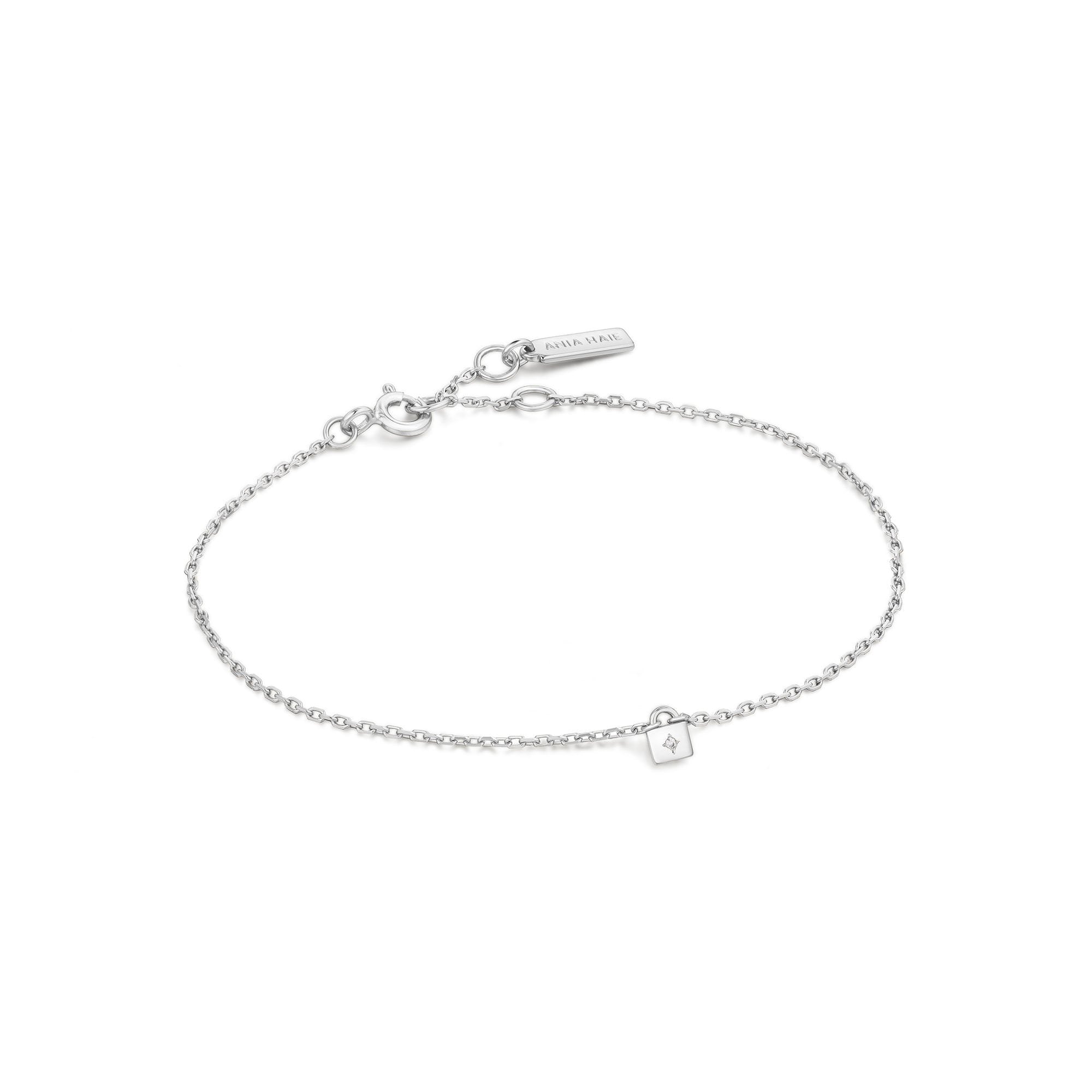 Ania Haie Sterling Silver Padlock Necklace