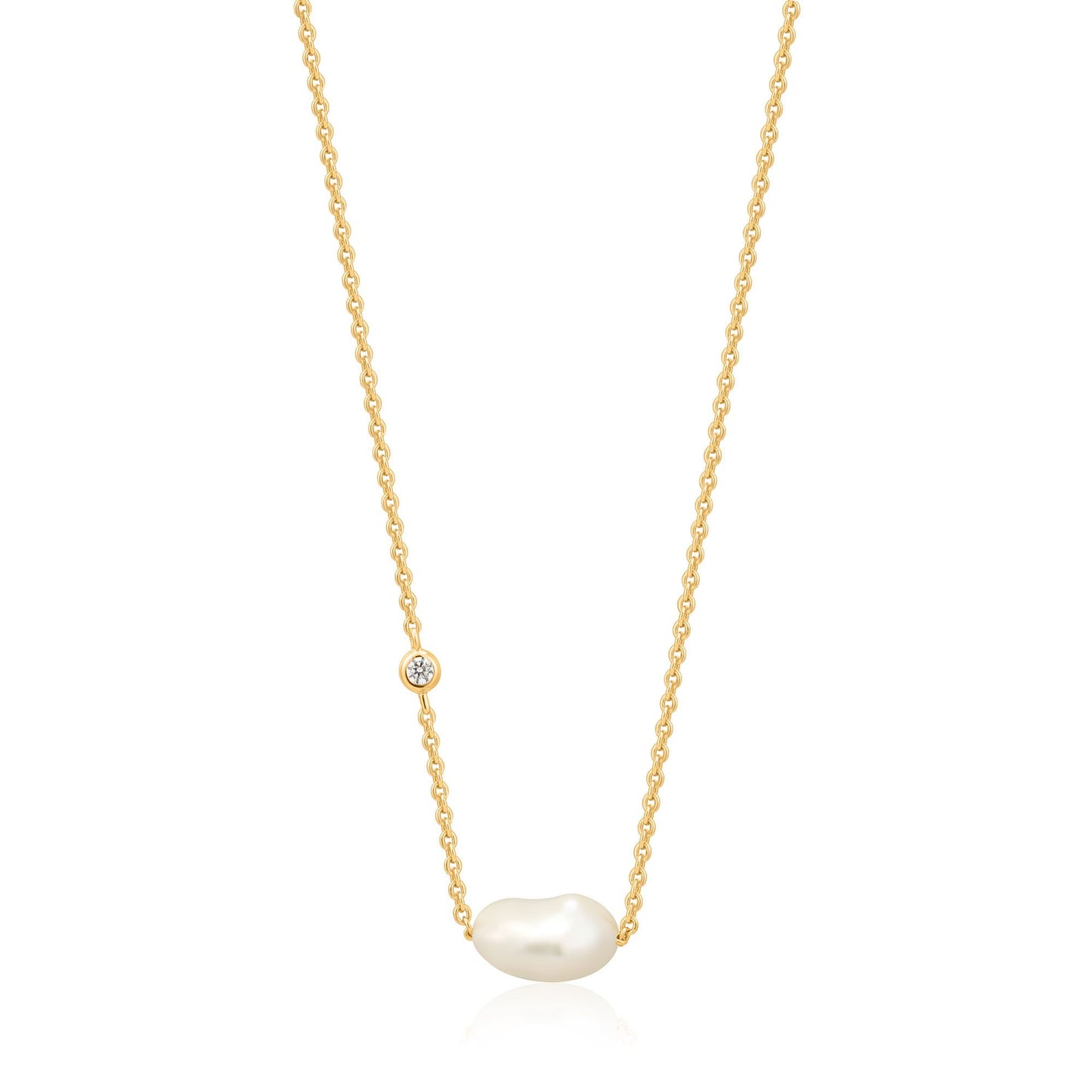 Ania Haie Gold Pearl Necklace