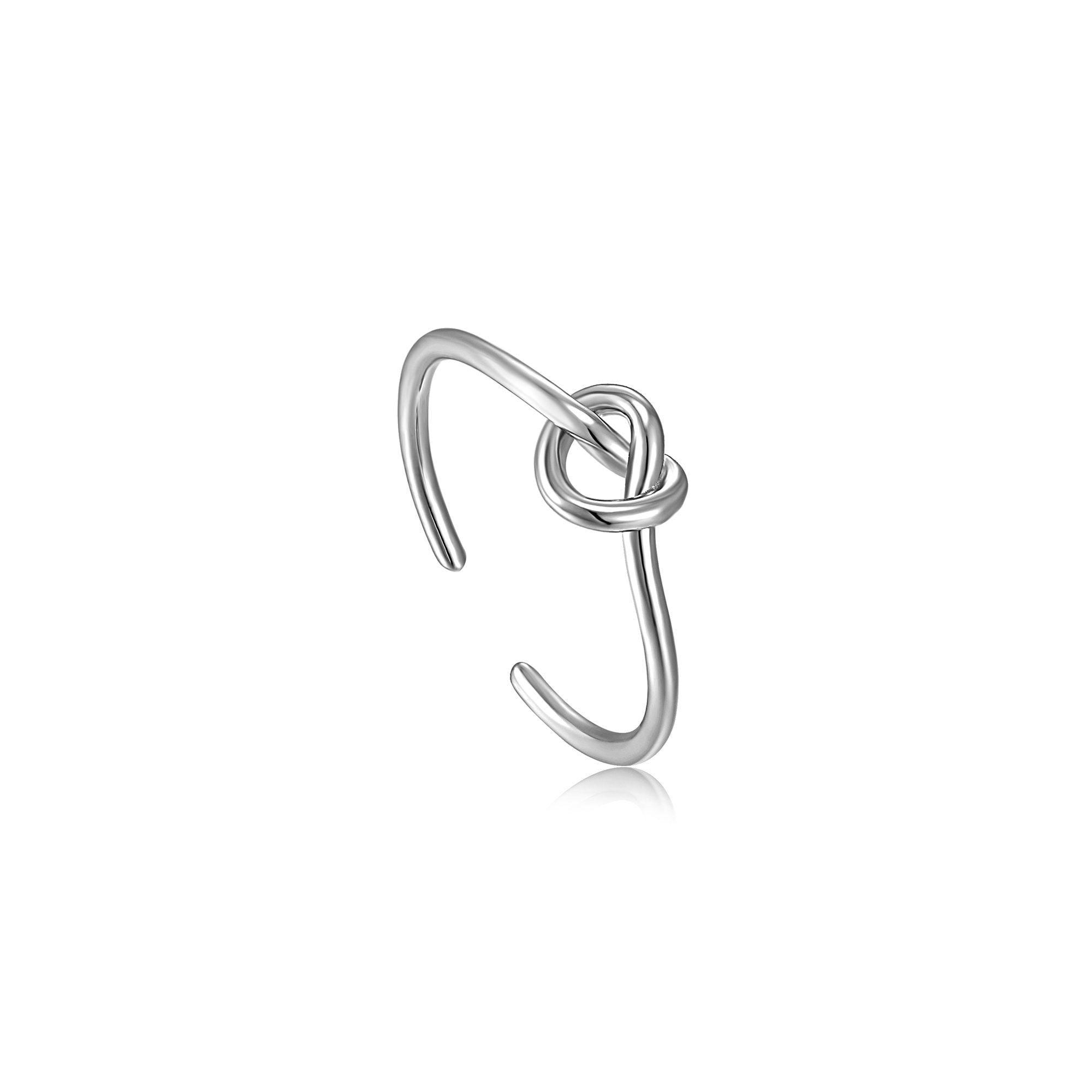 Ania Haie Forget Me Knot Huggie Hoop Earrings